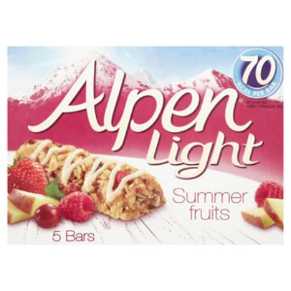 Picture of  Alpen Light Summer Fruits Bar 5 pack x10